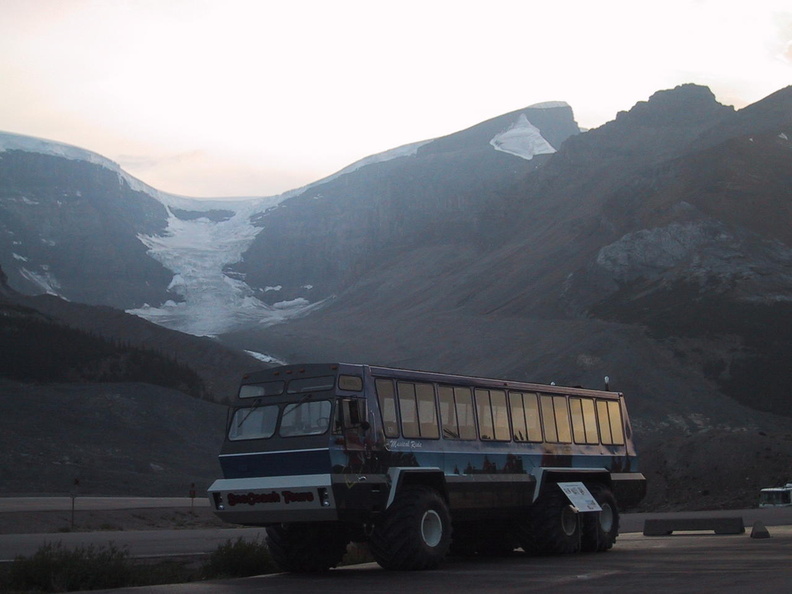 Un snowcoatch qui permet de rouler sur les glaciers